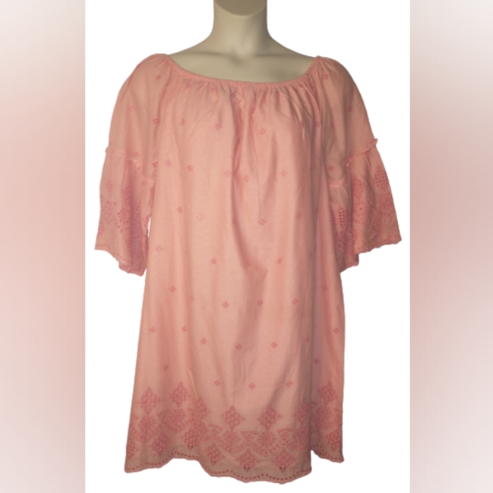 St. John's Bay Coral Embroidery XL Dress